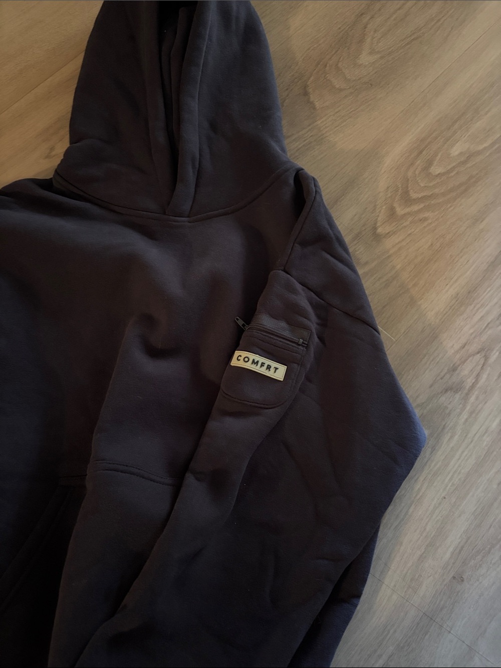 Comfort Lightweight Hooded Shirt Jacket - Dark Brown